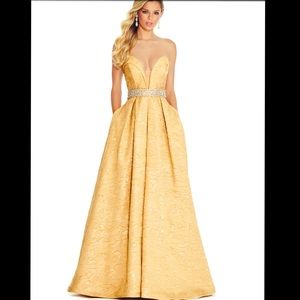 Ashley Lauren Prom dress Champagne